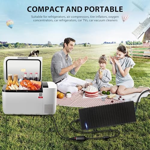 Sporgo Spannungswandler 230V Auf 12V: KFZ Netzadapter 12V 230V Spannungswandler 10A, Adapter für Kühlbox, Netzteil Adapter Zigarettenanzünder Steckdose für Autokühlschränk Autostaubsauger Reifenfüller