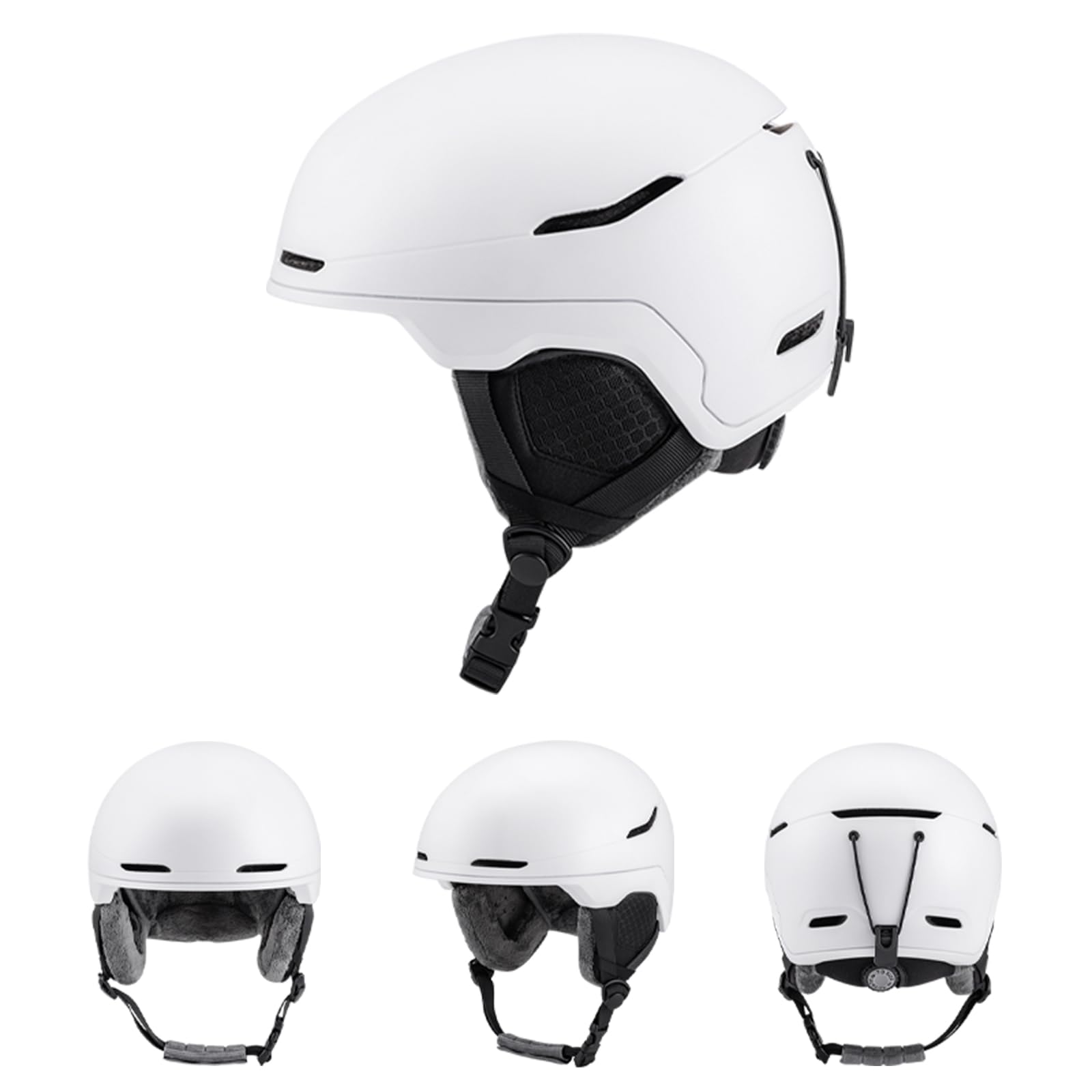 Seguridad del Casco de esquí para Hombres/Mujeres Ligero EPS Liner Engrasado Velvet Interior Snowboard Helmet Casco Casco Adulto
