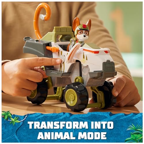 PAW Patrol Jungle Pups, Tracker’s Monkey Vehicle, Toy Truck with Collectible Action Figure, Kids Toys for Boys & Girls Ages 3 and Up