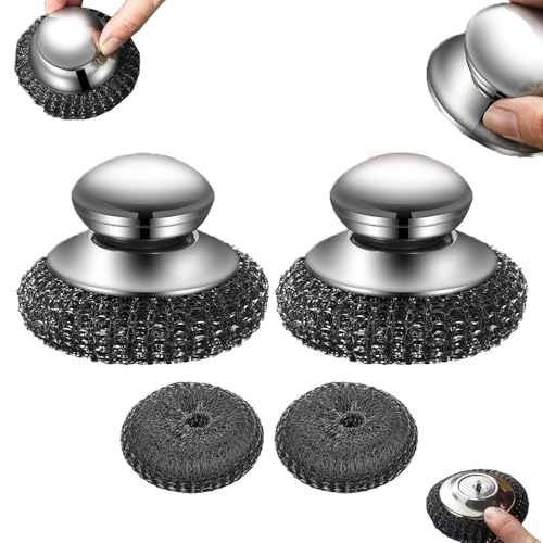 nhtX`[E[XNo[A\ȋpbhAHASAXg[ű͂Ȑp(Scrubber Set/4pcs)