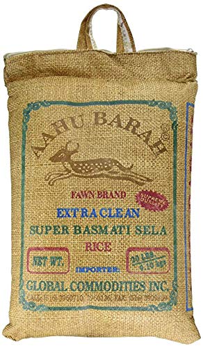 Aahu Barah Basmati Sela Rice 10lb