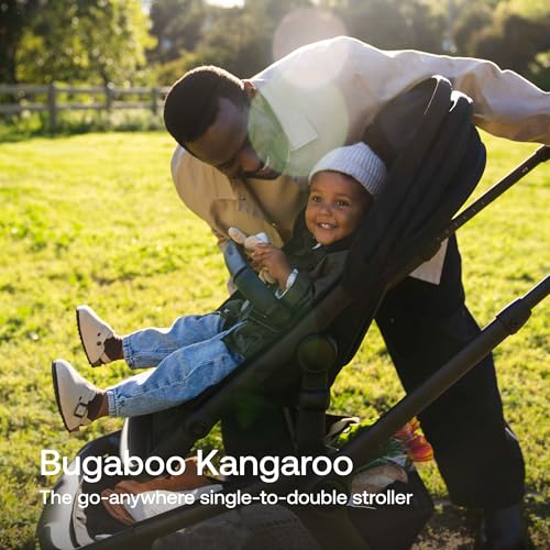 Image of Bugaboo Kangaroo Single-to-Double Tandem Stroller, Car Seat Compatible - Moon Grey