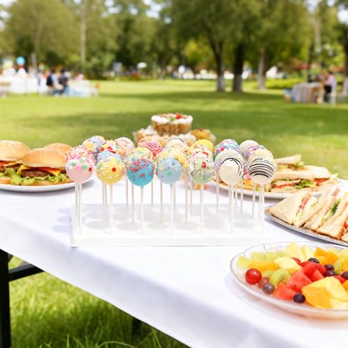 Présentoir à cake pop 35 trous support sucette avec kit d'emballage complet - 8
