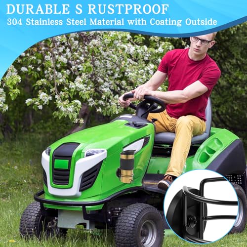 Portavasos magnético portátil 3 unidades para tractor y carro miniatura 4