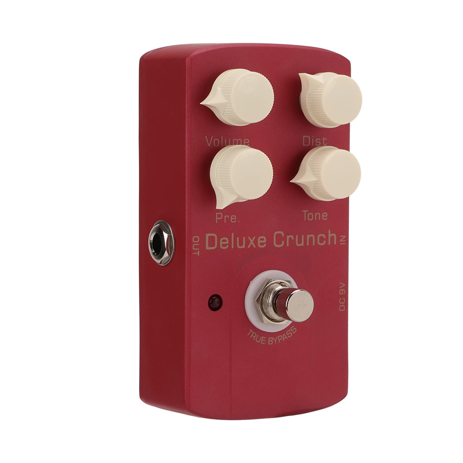 Pedał Efektów do Gitary Elektrycznej Akcesoria Gitarowe Distortion Pojedynczy Pedał Efektów 9mA Metal Red
