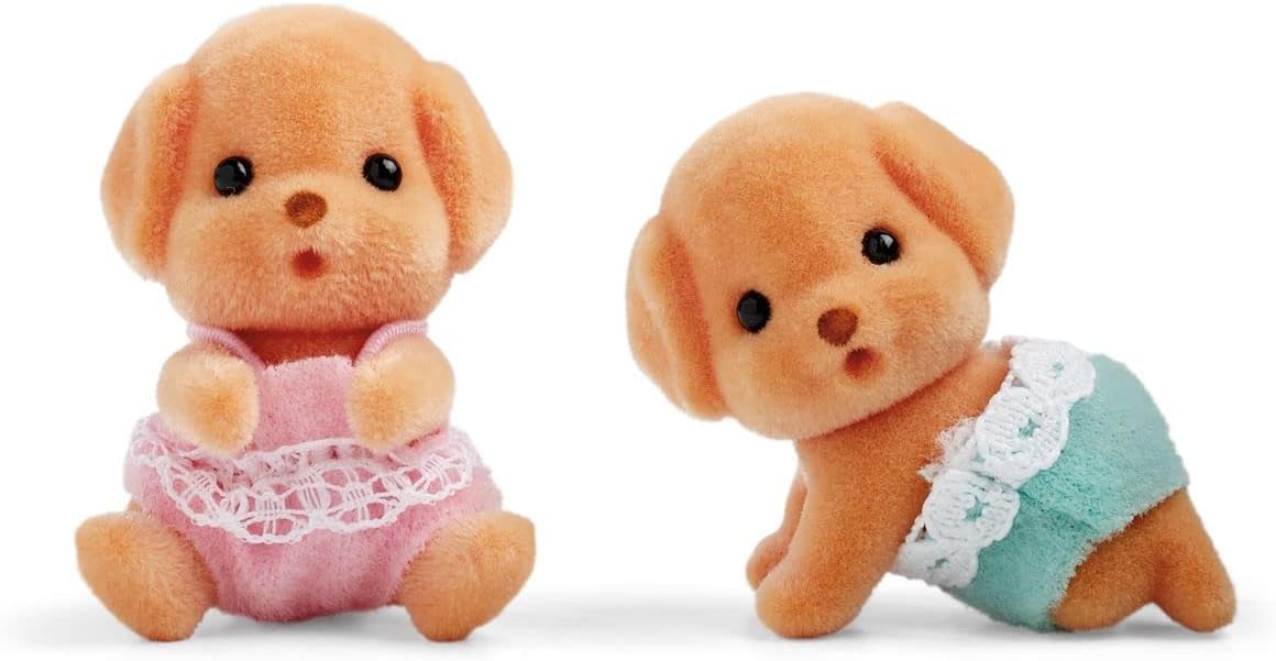 Calico Critters Toy Poodle Twins