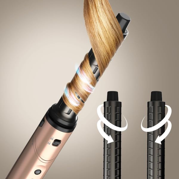 REVAMP Dynamic Radiance Pro Blow Dry Styler 7 in 1 – Motore Brushless, Asciugatura Rapida, Volume, Spazzola Retrattile, Ricci Automatici, 6 Accessori per lo Styling, Beauty Bag