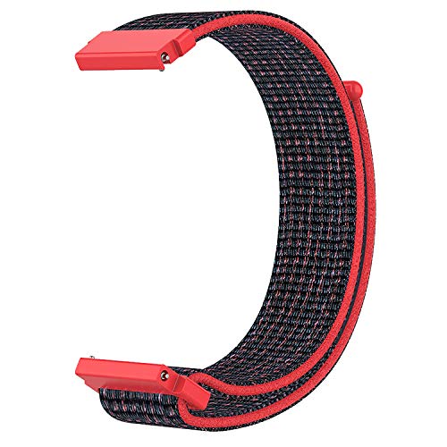 Image of ACM Watch Strap Nylon Soft Loop 20mm Compatible with Huami Amazfit Gts 2 Mini Smartwatch Sports Band Orange