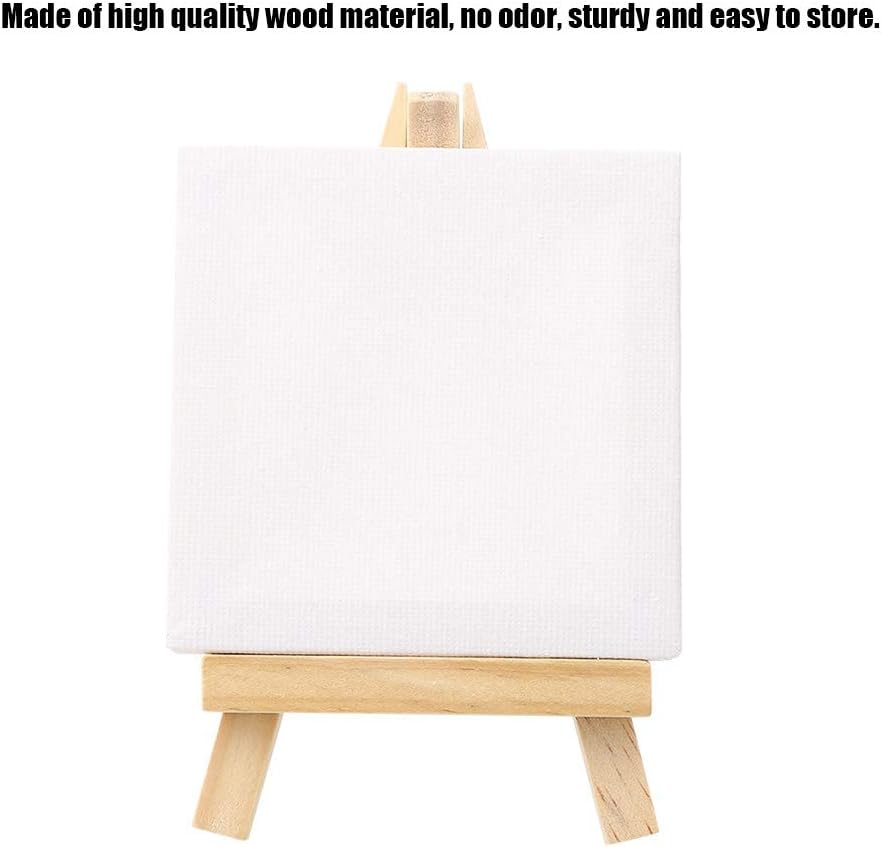Yctze Mini Wooden Easel Set for Art Painting, Drawing, Craft, Wedding, and Home Decoration - for Everyday Decor