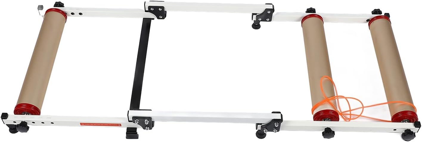 PerGar Bike Roller Cycling Platform, Indoor Bike Roller Trainer, Bike Training Stand for Indoor Cycling, Bike Resistance Trainer, Fixed Bike Stand, Adjustable Front Wheel Stand Design