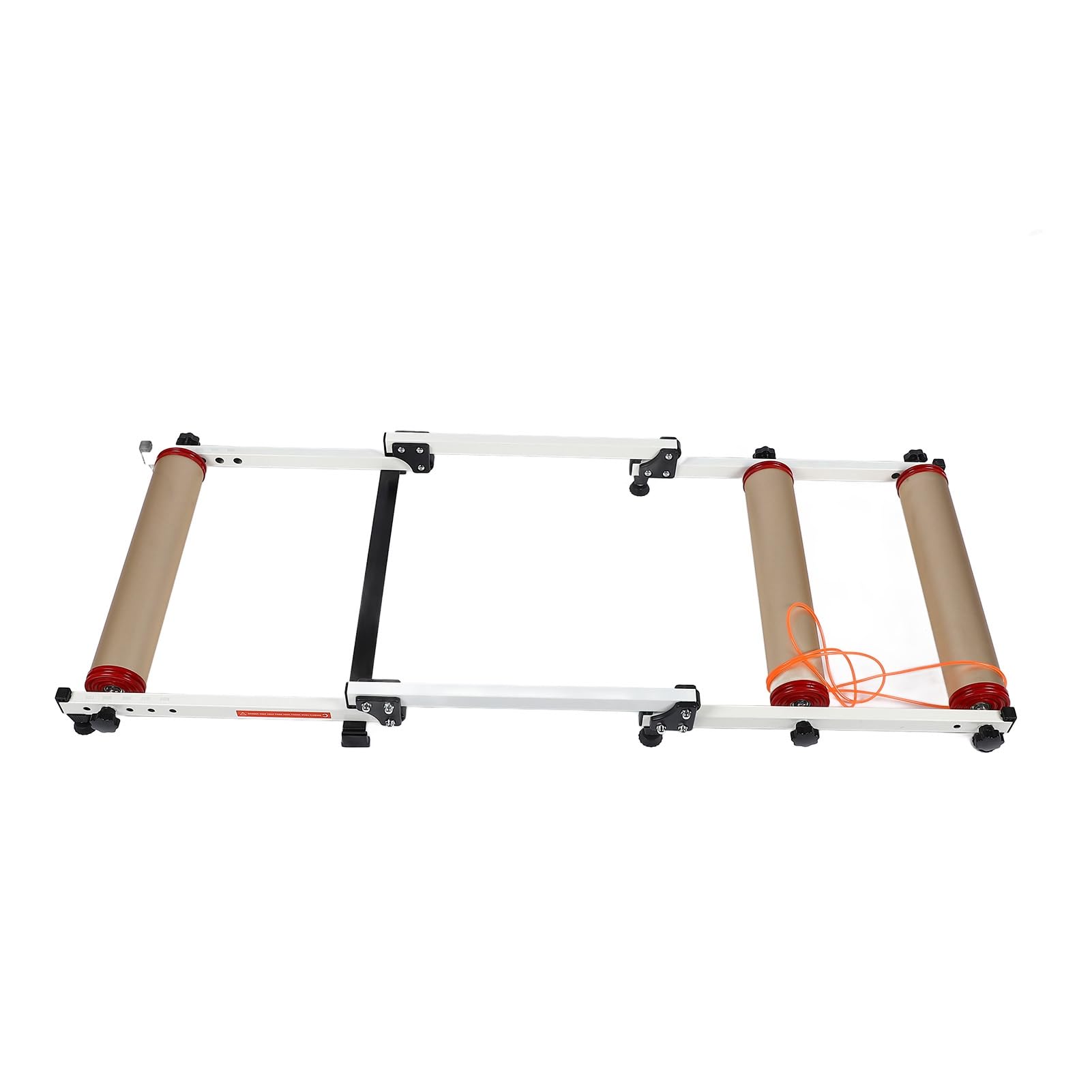 Bike Rollers for Mountain Road Bicycles Cycling Riding Platform, Indoor Fitness Equipment with Symmetrical Conical Bearings, Variable Front Wheel Bracket, Anti slip