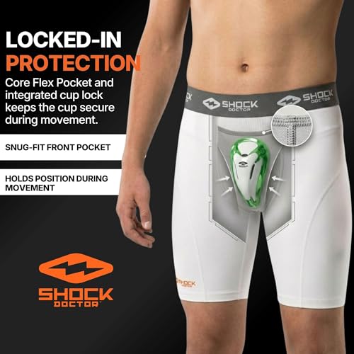 Image of Shock Doctor 221 Compression Short with BioFlex Cup