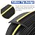 MYFAMIREA 10FT Garage Door Bottom Threshold Seal Strip with 300ml Black Adhesive/Sealant, Universal Rubber DIY Bottom Floor Threshold Seal, Weatherproofing Weather Stripping Replacement