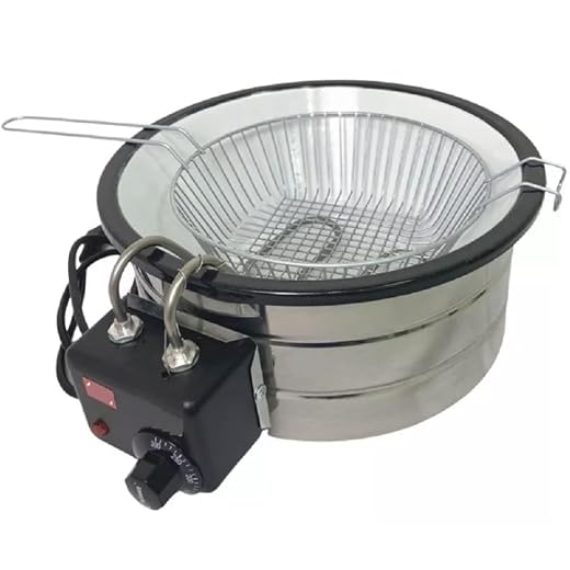 Fritadeira Industrial Elétrica Tacho 5L Esmaltado 220V Grupo Três