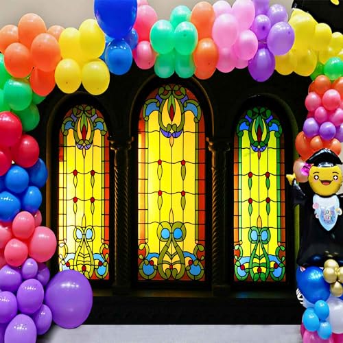 Fondo Fotográfico 8x8ft Vidrio Colorido Iglesia Creativo miniatura 7