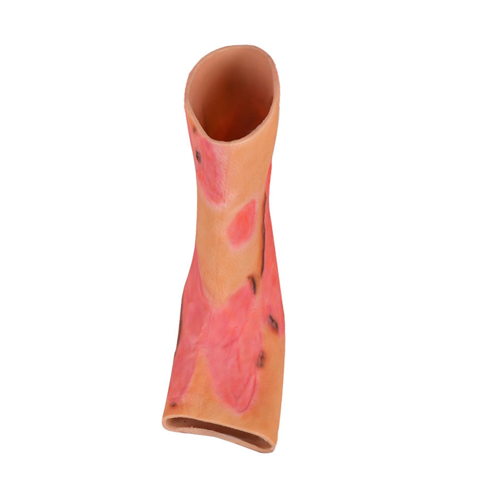 Simulatore per Medicazione di Ustioni - Calza per Ustioni alla Caviglia in Silicone - per Formazione Medica e Educazione del Paziente