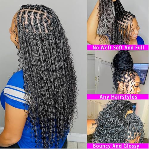 WENYU Human Braiding Hair 100g Deep Wave Bulk Human Hair for Braiding No Weft Bundle Brazilian Virgin Curly Human Hair Extensions for Boho Braids Curly Human Hair Braiding Hair (Deep Wave, 18 Inch) - Image 6