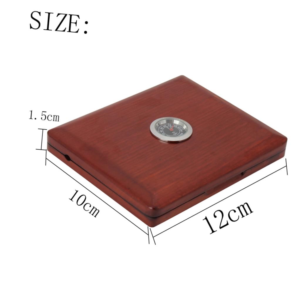 Scatola Porta Ance per Oboe in Legno 5 Pezzi con Igrometro | Contenitore Compatto, Accessorio Incluso, Struttura Semplice e Affidabile, Facile da Trasportare