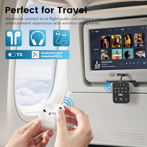 1Mii SafeFly Dot2 5.3 Bluetooth Transmitter Receiver (for TV, Airplane) - image 3