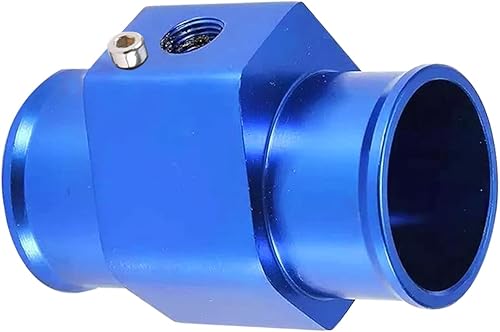 Miniatura 6 de zipelo Tubo de junta de temperatura del agua, adaptador de sensor de temperatura del agua de aleación de aluminio para automóvil, 1.102-1.575 in,