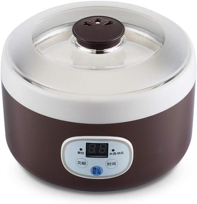 1.5L 220V Yogurt Maker, Automatic Yogurt Machine with 7 Glass Fermentation Jars Home DIY Automatic Yogurt Tool Kitchen Appliance