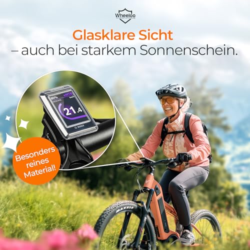 WHEELOO 2er Set Transparente Schutzhüllen für Bosch LED Remote & Kiox 300 I Ebike Display Schutzhülle I E Bike Displayschutz Abdeckung wasserabweisend I E-Bike Zubehör Regenschutz Hülle Fahrrad
