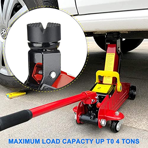 Mario10 Gummiauflage für Wagenheber (GRÖSSEN) Power Pad - für Wagenheber für Kinderwagen - Schützt Ihr Auto und SUV (Tippe B) Made in EU. 100% Rubber.