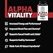 Alpha Vitality - Natural Male Enhancing Pills - Testosterone Booster for Men - Male Enhancement - Test Boost - 60 Pills