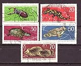 Mi.Nr. 978-982, philaseum Briefmarken: DDR 1963 Mi.Nr. 978-982, Geschützte Tiere (II), Gestempelt (Mi. 8,50 EUR)
