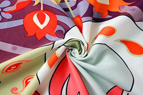 Anhope Bohemian Floral Curtains Indian Boho Hippie Art Theme Window Drapes With Mandala Flower Elephant Peacock Print Pattern Rod Pocket Decor Curtains For Bedroom Living Room 2 Panels 28 X 48 Inch #TOP7