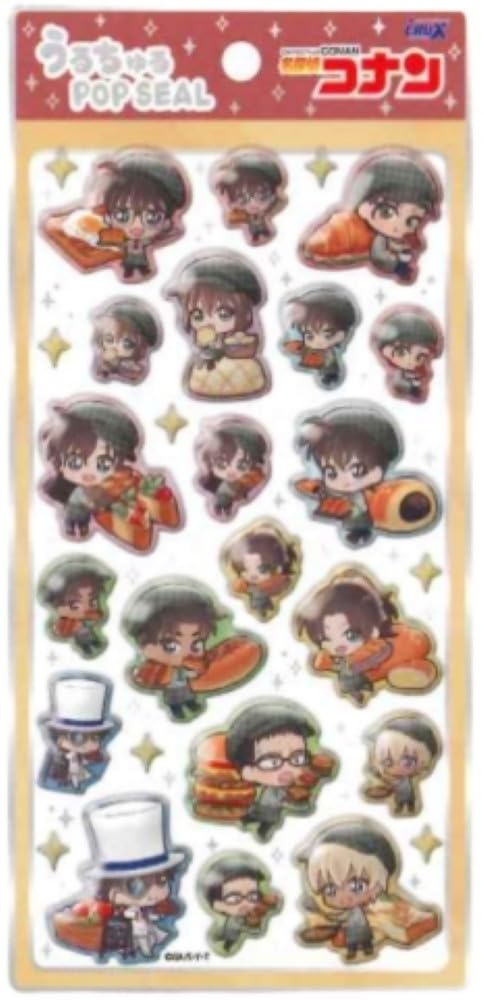 Amazon.co.jp: クラックス CRUX うるちゅる ポップシール コナン