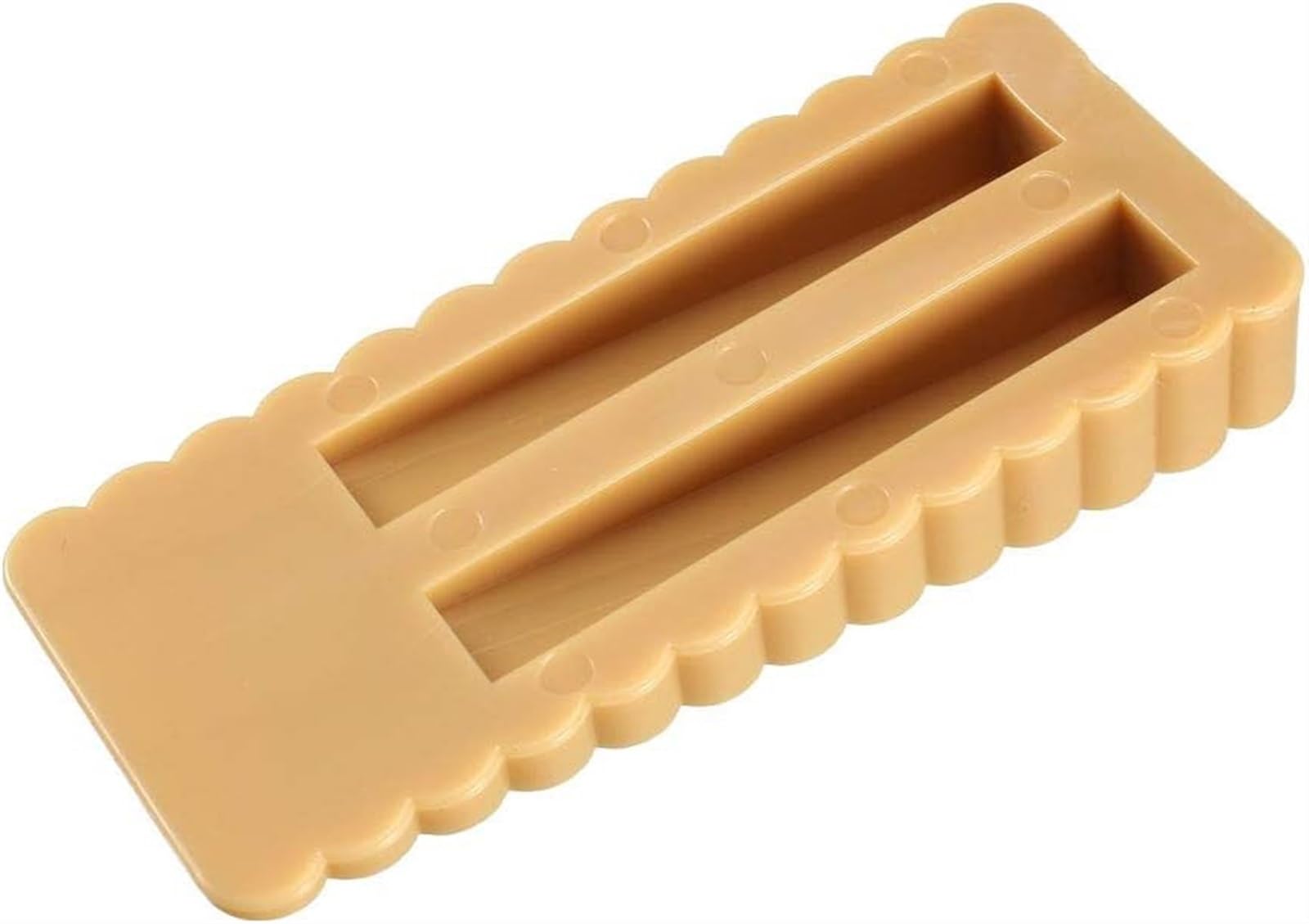Cuña de puerta, Tope de puerta, Tope de puerta de goma Tope de puerta de seguridad Piso de cuña Bloqueo de tope de puerta antideslizante Naranja 2 piezas Amortiguador