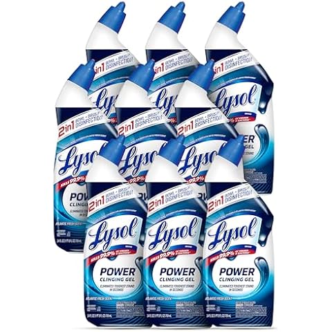 Lysol Power Toilet Bowl Cleaner Gel Cover