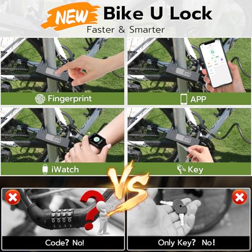 Antivol de vélo pliable pour éviter le vol avec support de fixation - 4