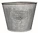 Distressed Galvanized Tin Planter - Medium