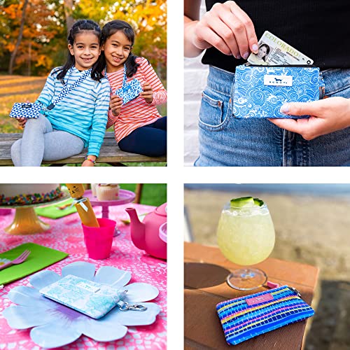 Image of SCOUT IDKase Card Holder, ID Case for Women, Mini Keychain Wallet, Zip Closure