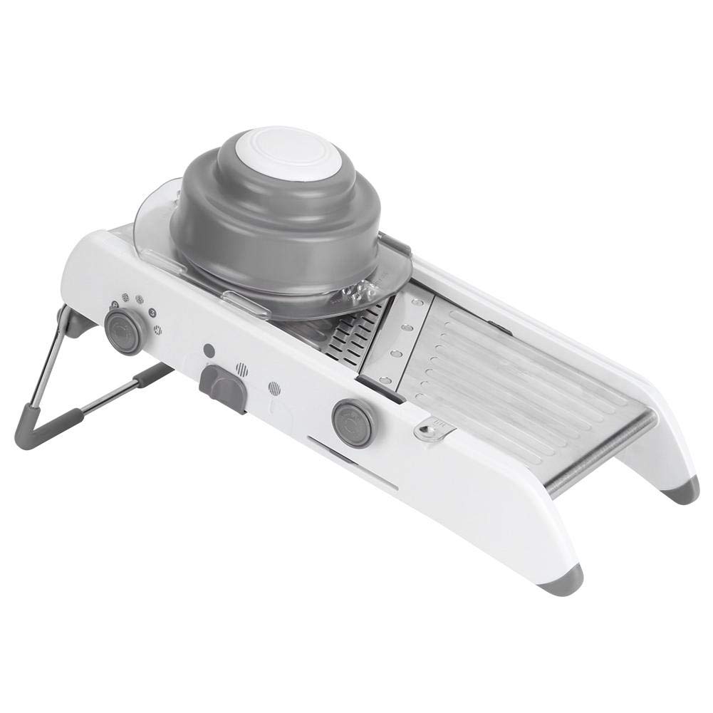 Fdit Cortador Manual de Verduras Rallador de Alimentos de Acero Inoxidable Rebanado Multifuncional Patata Cebolla Chopper Accesorios de Herramientas de Cocina
