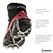 Kahtoola MICROspikes Footwear Traction for Winter Trail Hiking & Ice Mountaineering - Red - Large