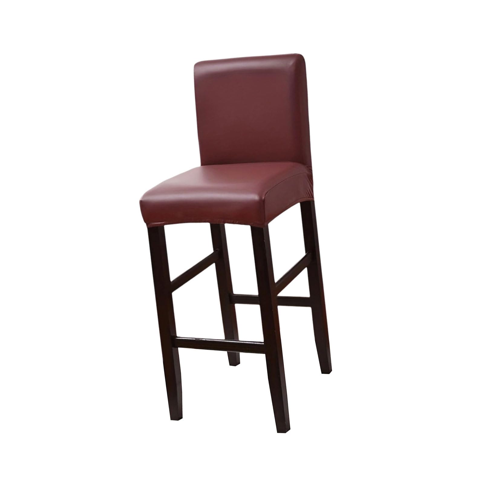 sodeber Durability PU Leather Stool Covers Chair Protects Against Stain and Scratches for Short Swivels Chairs Barstool