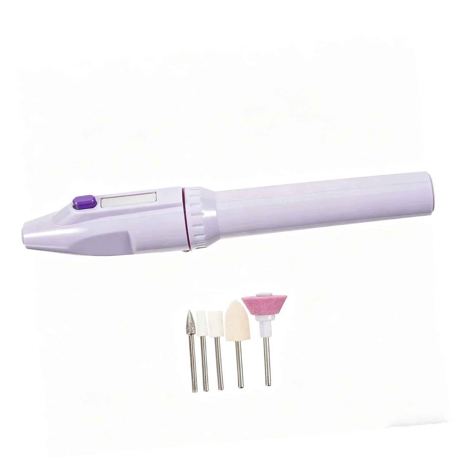 Portable Electric Nail Drill for Manicure and Pedicure Lightweight Ergonomic Nail File Machine with Replaceable Bits
