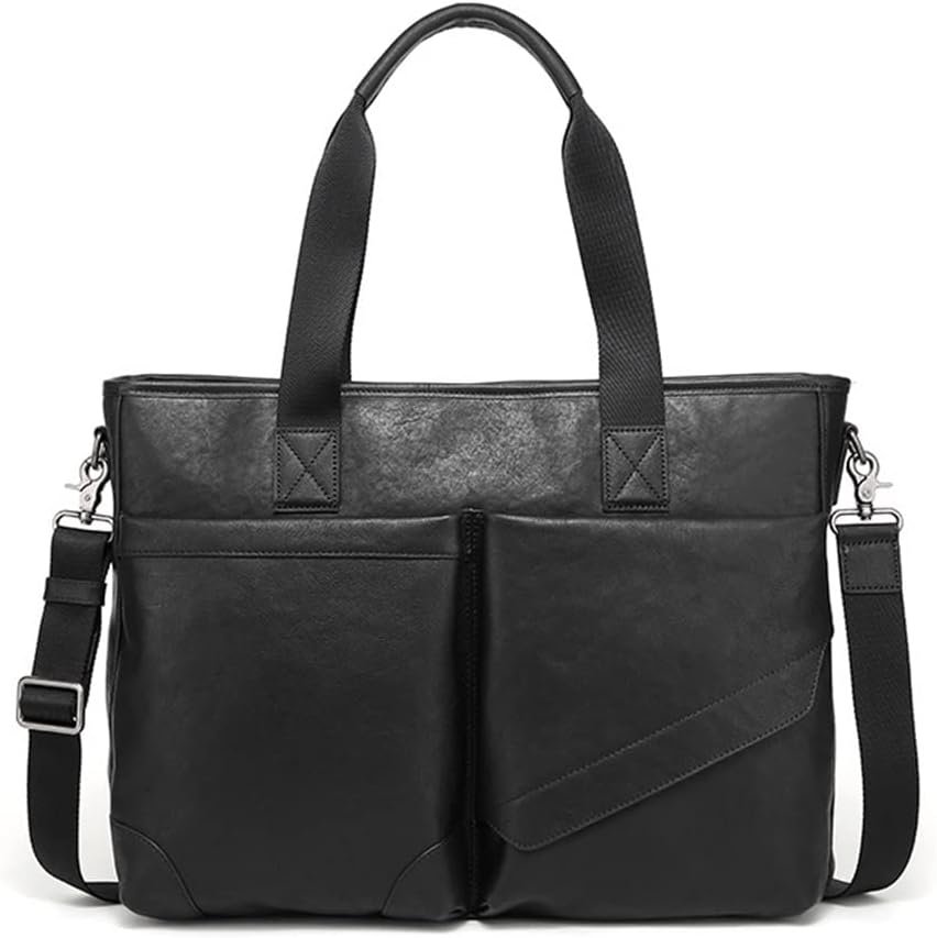 Cowhide Handbag Business Briefcase Male Leather Bag Shoulder Short Trip Travel Men's