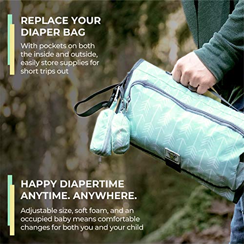 SnoofyBee-Excursion-Edition-Clean-Hands-Changing-Pad-Diaper-Clutch-Changing-Station