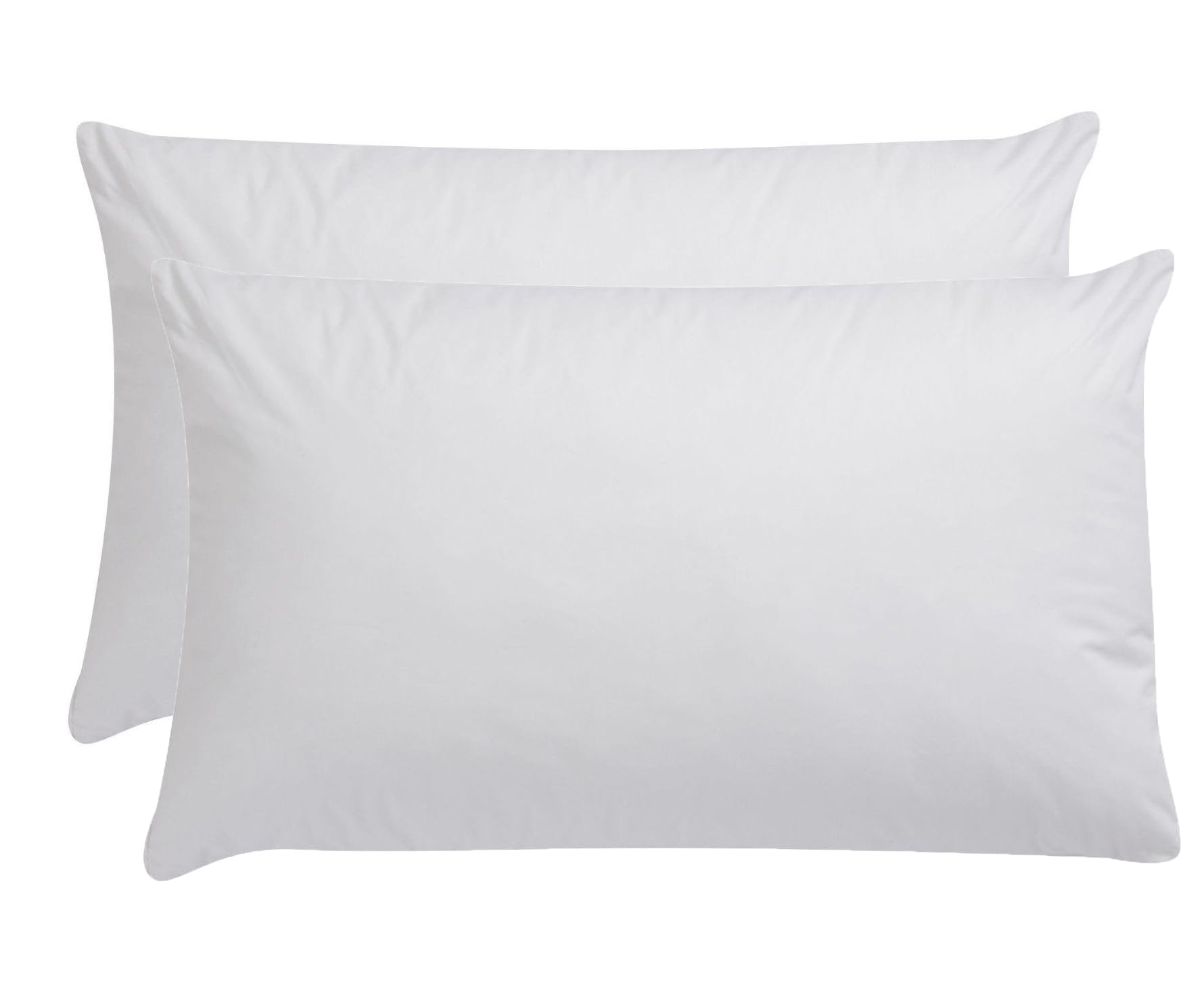 Amigozone White Plain Pollycotton Baby Todler Cot Bed Pillow Pair Cases 40 X 60Cm