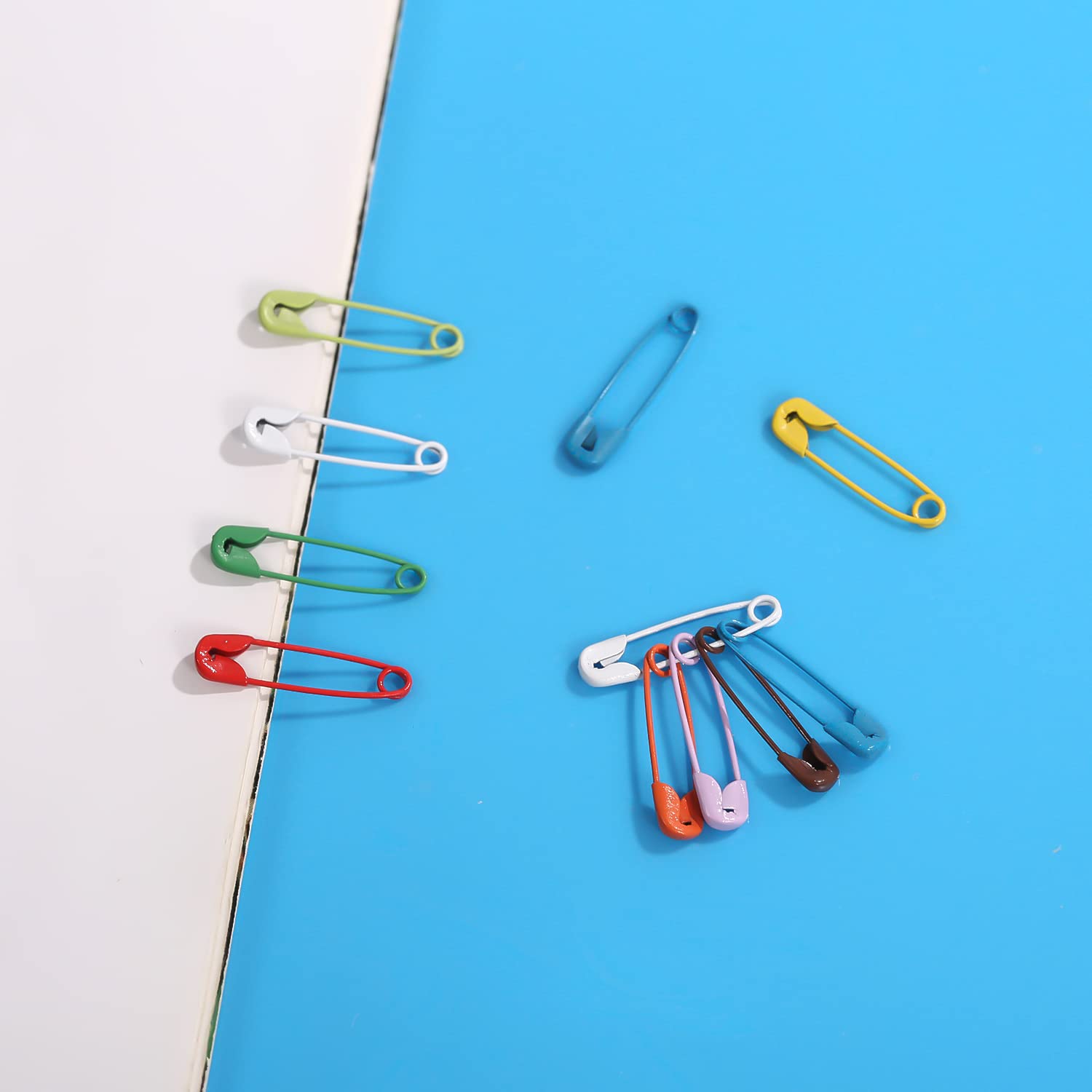 120Pz Spille da Balia Colorate 19mm Acciaio Inossidabile