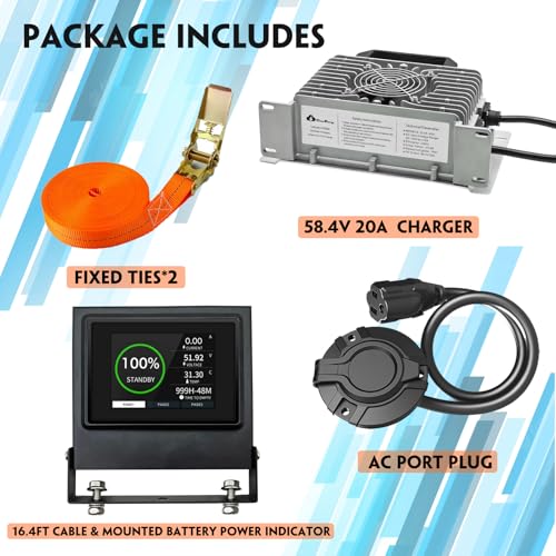 Cloudenergy 48V 105Ah Lithium Battery