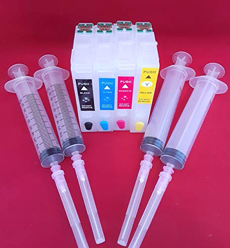 Refillable Empty for use in Workforce WF-3620 WF-3640 WF-7110 WF-7710 WF-7720 7710 7720