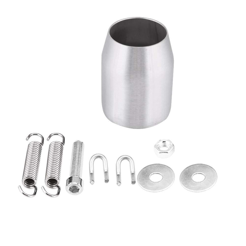 Auspuffrohr 51mm Universal Motorrad Carbon mit DB Killer