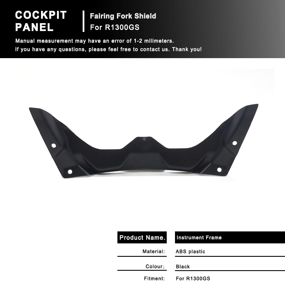 Pour R1300GS R1300 GS R 1300 GS 2023 2024 Accessoires pour moto Carénage Protection de fourche avant Déflecteur de courant ascensionnel Couverture d'amortisseur
