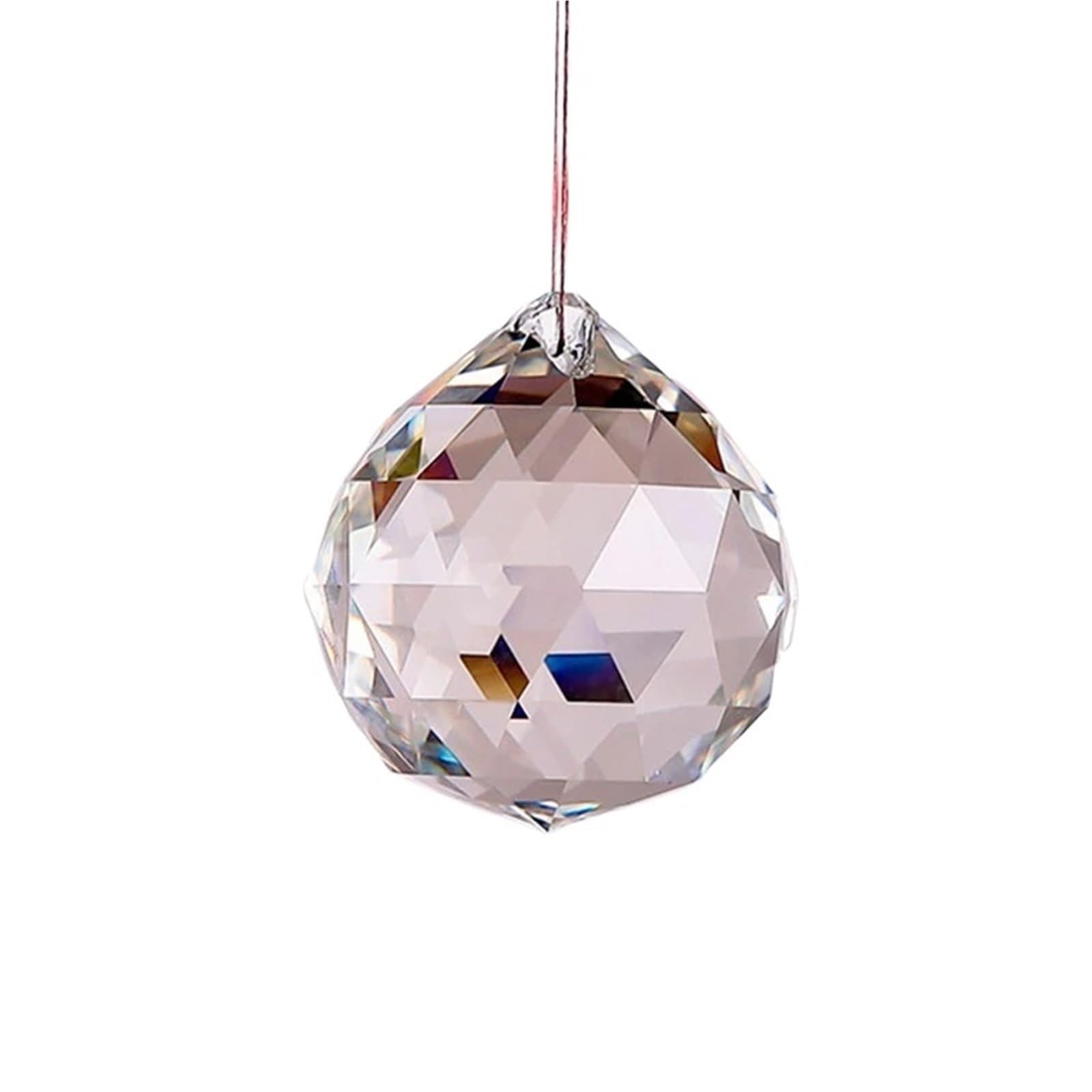 20 Pcs Klar Kristall Lampe Ball Prism Regenbogen Sun Catcher Hochzeit Decor Hause Party Dekoration Ornament für Dekoration(40mm)