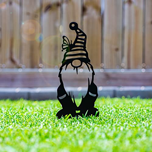 Genuine Realsteel Brand I Gnome Garden Stakes I Garden Gnomes Outdoor I Lawn Ornaments And Statues I 3 Pack #TOP5